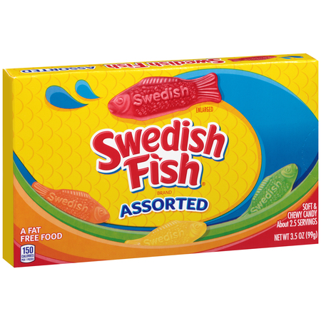 Swedish Fish 3.5 oz. Swedish Fish Assorted Box, PK12 3451